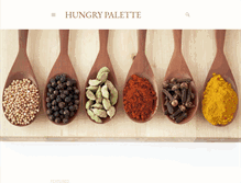 Tablet Screenshot of hungry-palette.com